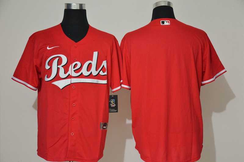 Mens Cincinnati Reds Custom Red Stitched MLB Cool Base Nike Jersey->customized mlb jersey->Custom Jersey